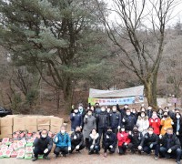 환경21연대, 용인 태화산 일원에서 야생동물 먹이주기 행사 개최