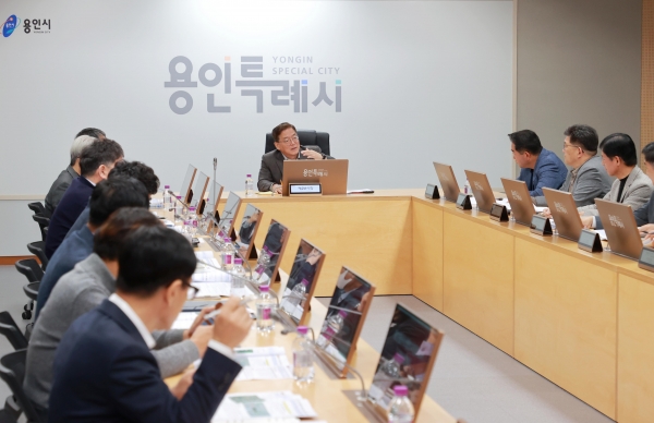 용인특례시, ‘용인 첨단시스템반도체 클러스터 국가산단 ’인허가 지원 TF 회의 개최